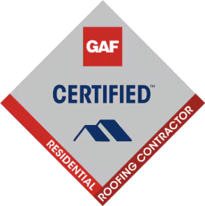 GAF Certified Residential Roofing Contractor badge